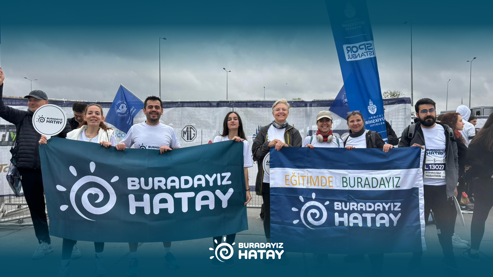 “Eğitimde Buradayız” demek için İstanbul Yarı Maratonundaydık!